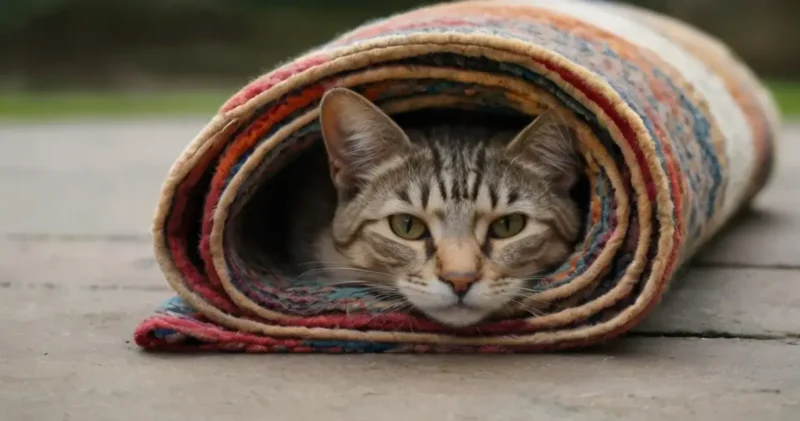 Why do cats sleep under blankets or covers?
