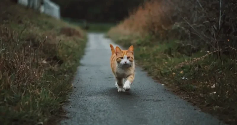 Why do cats run away from me?