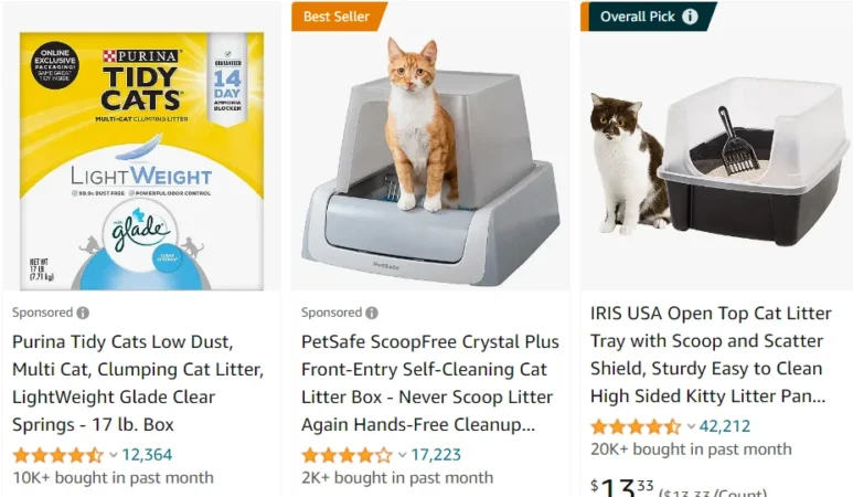 PREMIUM QUALITY LITTER BOXES FOR CATS 
