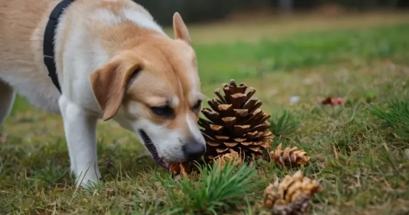 can dog eat pine cone?