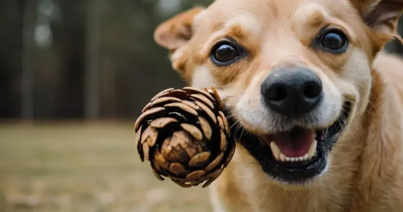 How to stop your dog eating pine cone 