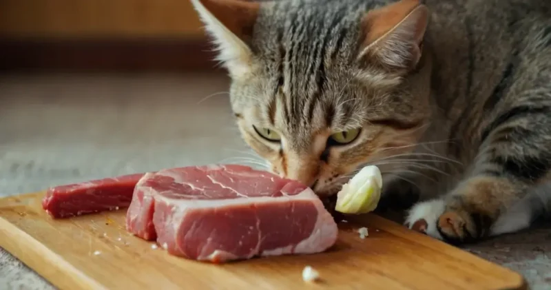 What raw meat can cats eat? 